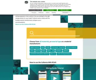 Mixingatlas.com(Collomix Mixing Guide) Screenshot