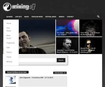 Mixing.dj(Live DJ Sets & DJ Mixes to Listen and Download) Screenshot