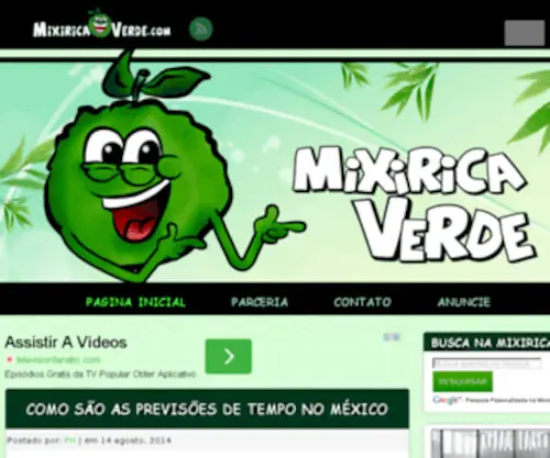 Mixiricaverde.com(Mixirica Verde) Screenshot