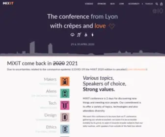 Mixitconf.org(MiXiT) Screenshot