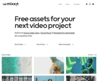 MixKit.co(Awesome free assets for your next video project) Screenshot