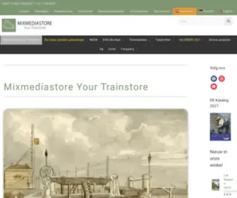 Mixmediastore.com(Mixmediastore Your Trainstore Home) Screenshot
