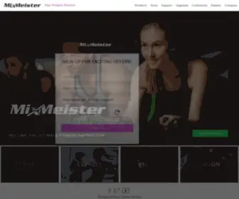 Mixmeister.com Screenshot