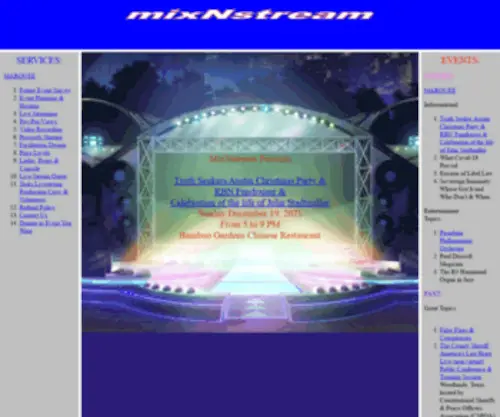 Mixnstream.com(Mixnstream) Screenshot