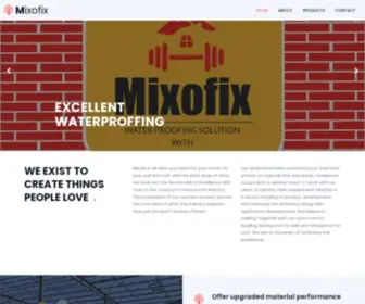 Mixofix.com(Mixofix WaterProofing) Screenshot