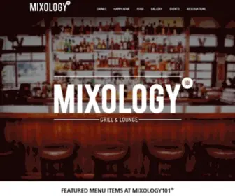 Mixology101.com(Mixology 101 Bar & Lounge) Screenshot