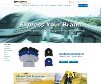 Mixonic.com(CD Duplication) Screenshot