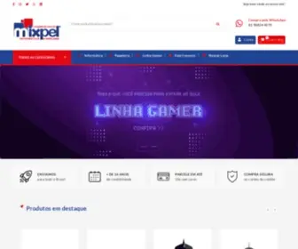 Mixpelinfo.com.br(Mixpel Informática & Papelaria) Screenshot