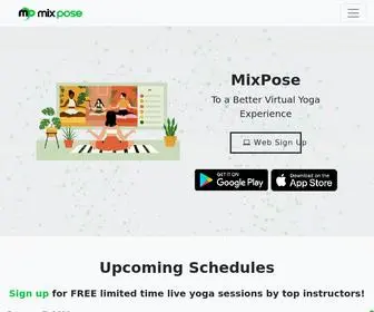 Mixpose.com(Live Stream Virtual Online Yoga Class) Screenshot