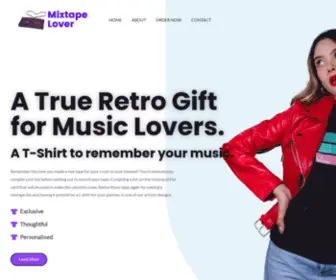 Mixtapelover.com(A true retro gift for music lovers) Screenshot