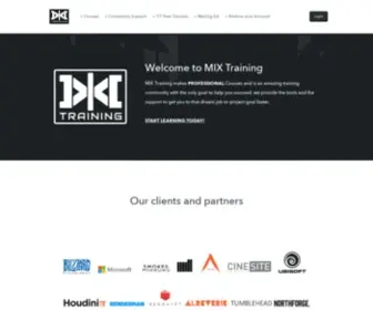 Mixtrn.com(MIX Training makes PROFESSIONAL Courses and) Screenshot