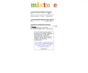 Mixture.fr(Liste des fréquences de radios FM/DAB) Screenshot