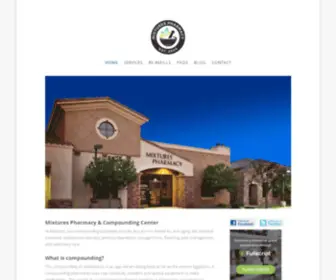 Mixturesrx.com(Mixtures Pharmacy and Compounding Center) Screenshot