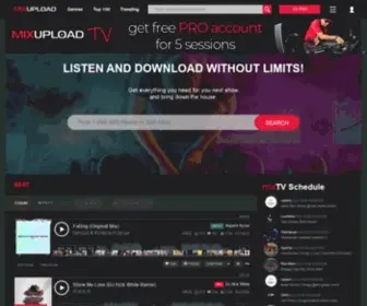 Mixupload.com(Record pool for DJs on Mixupload) Screenshot