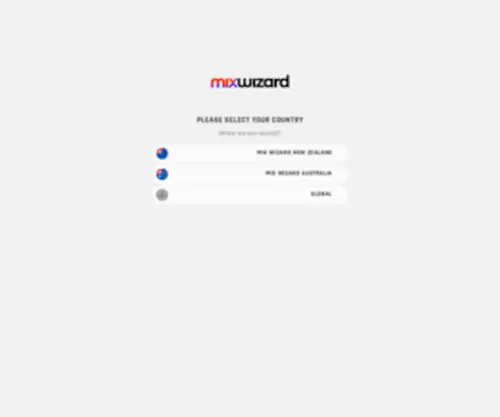 Mixwizard.co.nz(Mix Wizard) Screenshot