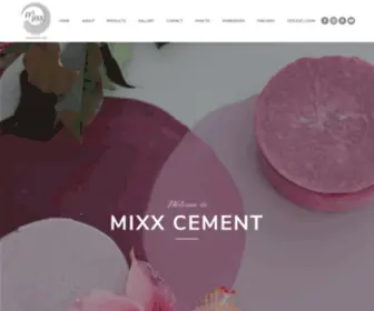 Mixxcement.co.za(Cement with Style) Screenshot