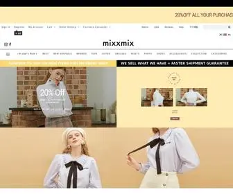 Mixxmix.us(Get your Korean fashion clothes from mixxmix English website. International shipping) Screenshot