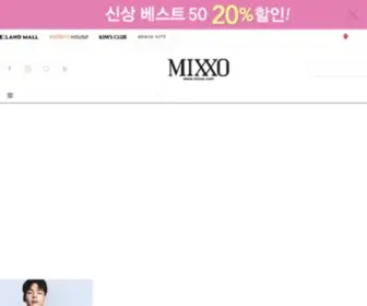 Mixxo.com(미쏘미쏘) Screenshot