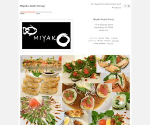 Miyakosushigroup.com(Miyako Sushi Group) Screenshot