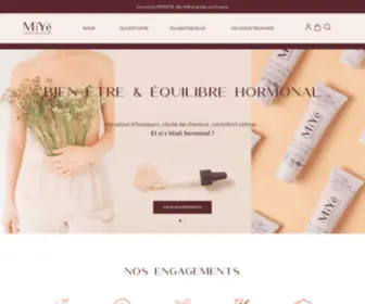 Miye.care(La 1ère marque de soins et micronutritions IN & OUT naturels et BIO dédiée au bien) Screenshot