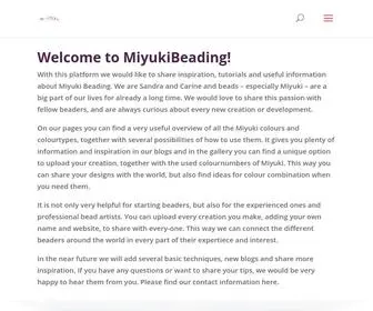 Miyukibeading.com(Share tips and tutorials via MiyukiBeading) Screenshot