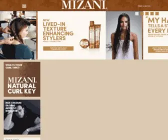 Mizani-Usa.com(Hair Products For Natural & Relaxed African American Hair) Screenshot