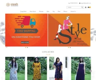 Mizath.com(The name of fashion) Screenshot