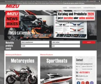 Mizu.de(Motorrad Zubehör & Produkte) Screenshot