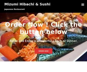 Mizuminc.com(Mizumi Hibachi & Sushi) Screenshot