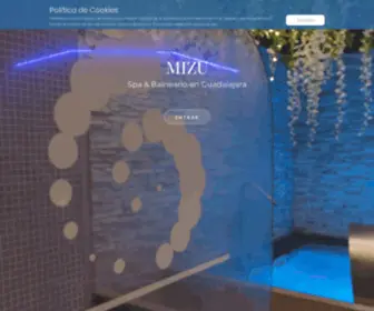 Mizuspa.com(SPA & Balneario en Guadalajara) Screenshot