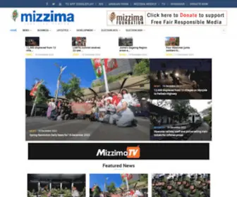Mizzima.com(Mizzima Myanmar News and Insight) Screenshot