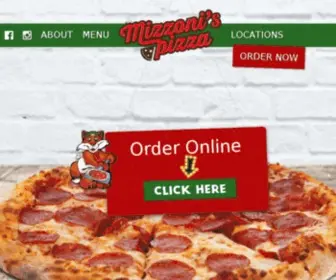 Mizzoni.ie(Mizzoni's Pizza) Screenshot