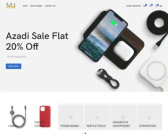 MJ.com.pk(#1 Mobile Accessories Store in Pakistan) Screenshot