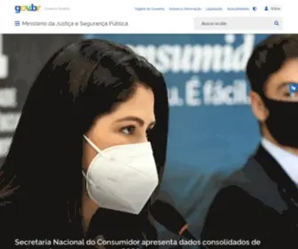 MJ.gov.br(Segurança Pública) Screenshot