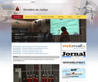 MJ.gov.tl(Ministério) Screenshot