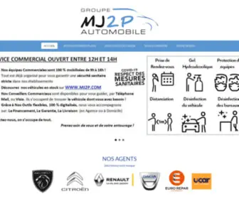 MJ2P.com(Accueil du Groupe Mj2p Automobile) Screenshot