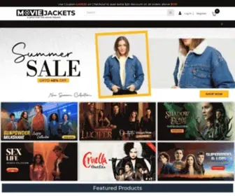 Mjackets.com(Movie Jackets) Screenshot