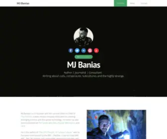 Mjbanias.com(MJ Banias) Screenshot