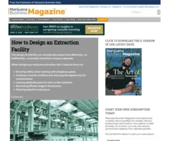 Mjbizmagazine.com(Marijuana Business Magazine) Screenshot