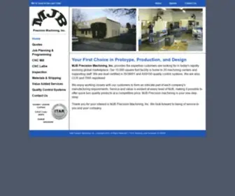 MJBprecisionmachining.com(MJB Precision Machining) Screenshot