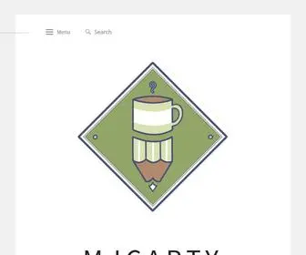Mjcarty.com(Writer) Screenshot