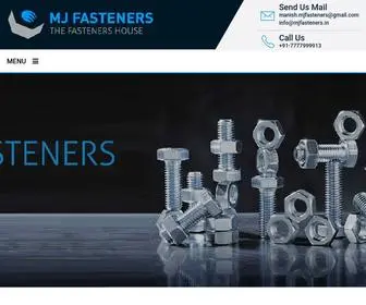 Mjfasteners.in(Hexagon Head Bolt Manufacturer in Ahmedabad Gujarat) Screenshot