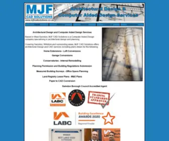 MJfcadsolutions.co.uk(Plans Drawn Swindon) Screenshot