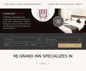 MJgrandinn.com(Best Hotels in Dehradun) Screenshot