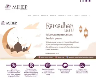 Mjhep.edu.my(Malaysia Japan Higher Education Program) Screenshot
