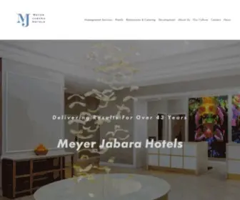 Mjhotels.com(Meyer Jabara Hotels) Screenshot