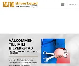 MJmbilverkstad.se(Mjm Bilverkstad i Malmö) Screenshot