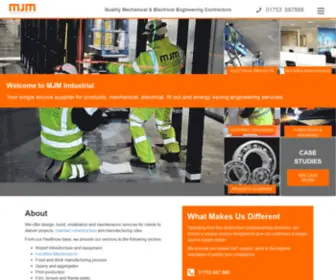 Mjmindustrial.com(Contract Engineering) Screenshot