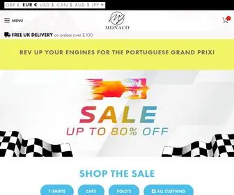 Mjmonaco.com(Motorsport Merchandise) Screenshot