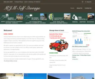 MJmselfstorage.com(MJM Self Storage) Screenshot